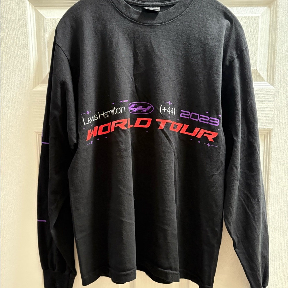 Lewis Hamilton +44 world long sleeve shirt